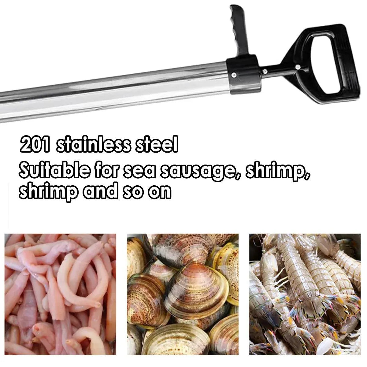 1-Piece 73 cm Metal Bait Pump