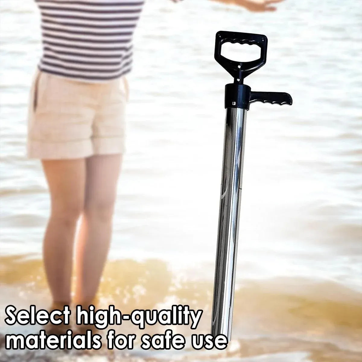 1-Piece 73 cm Metal Bait Pump