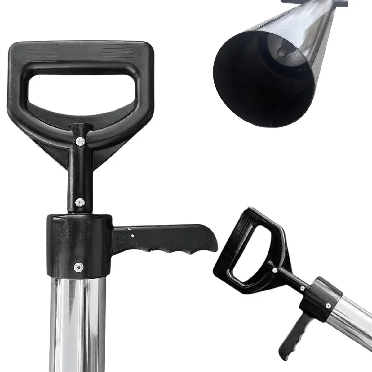 1-Piece 73 cm Metal Bait Pump