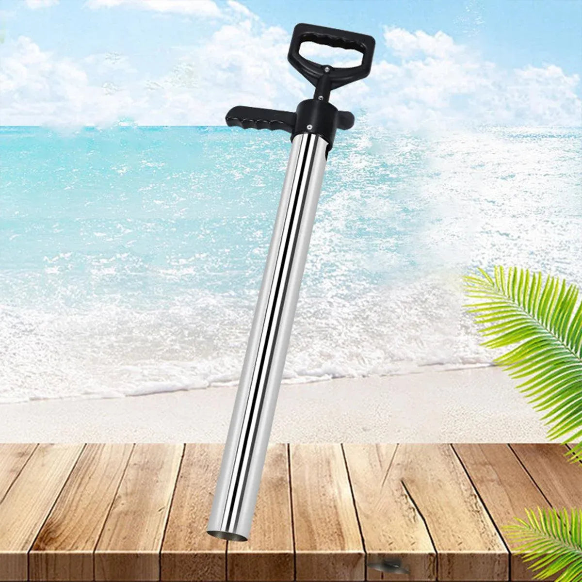 1-Piece 73 cm Metal Bait Pump
