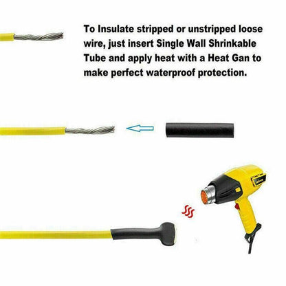 310 Piece Waterproof Heat Shrink Solder Wire Connector Sleeve Terminal Kit