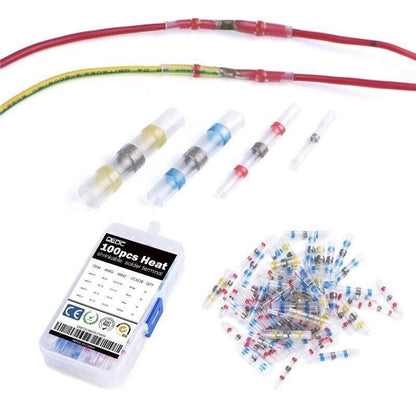 310 Piece Waterproof Heat Shrink Solder Wire Connector Sleeve Terminal Kit