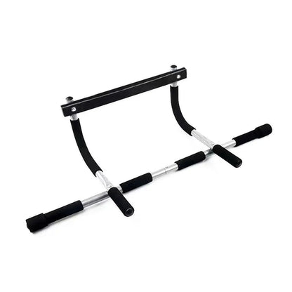 1-Piece Black and Silver Doorway Pull-Up Bar