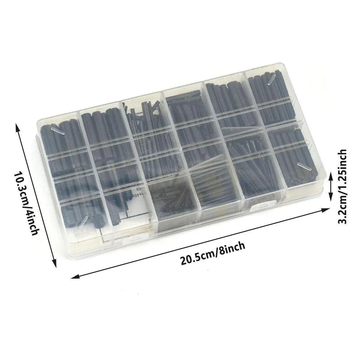 450-Piece Slotted Spring Tension Pin Assortment with Storage Case