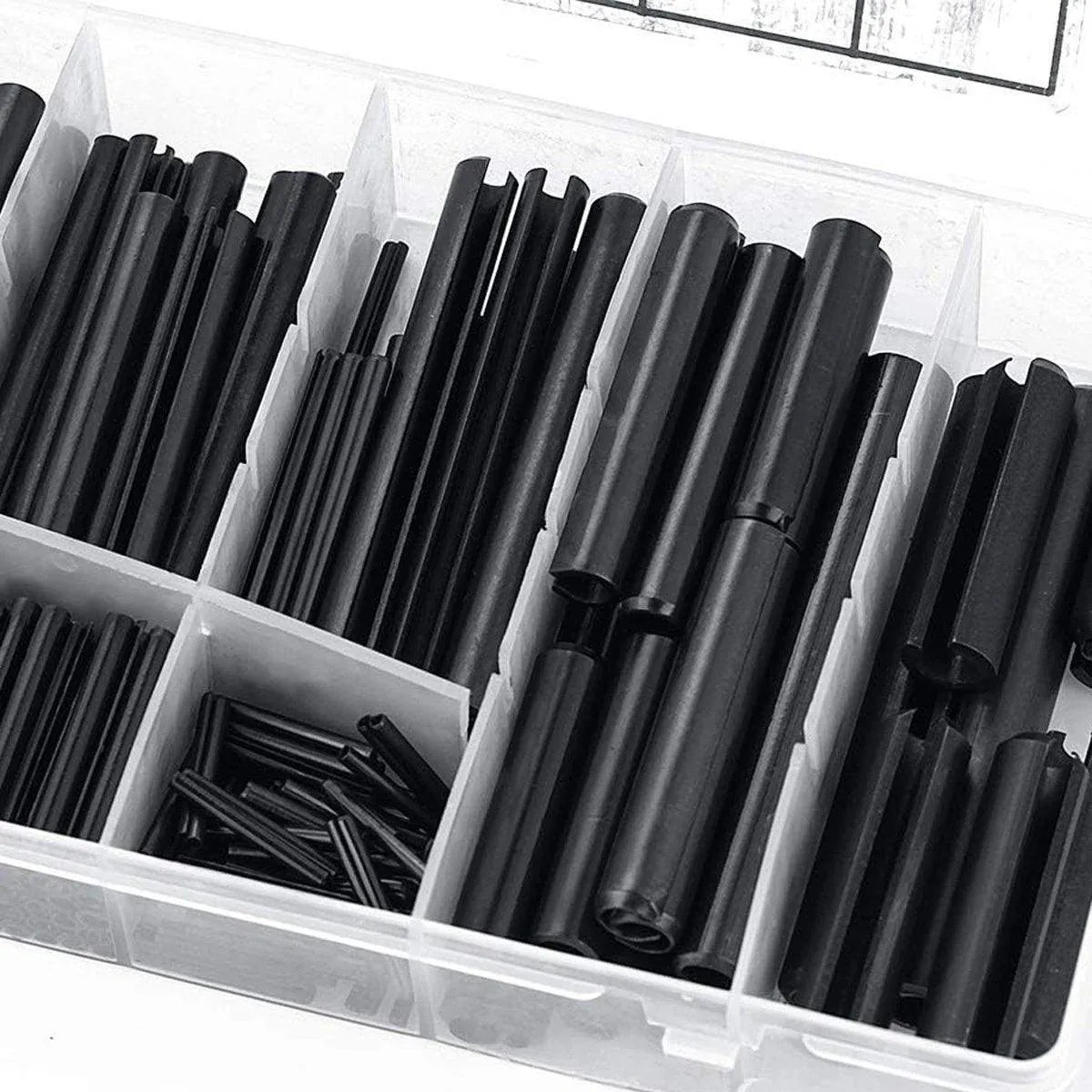 450-Piece Slotted Spring Tension Pin Assortment with Storage Case