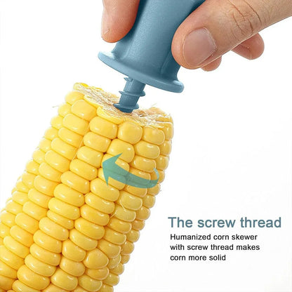 Microwave Corn Steamer Box Kitchen Cooking Tool Fast Heat Resistant Container - Beige