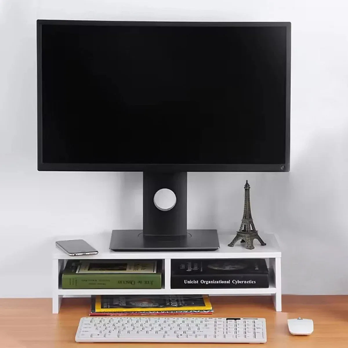 Home Office Computer Monitor Riser Stand Office Desk Storage Shelf Multi Layer
