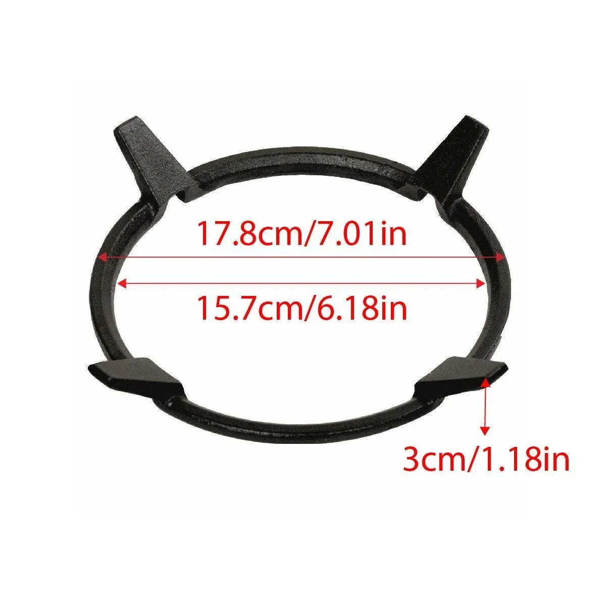 Universal Gas Stove Stand Non Slip Gas Cooker Rack Adjustable Gas Stove Holder