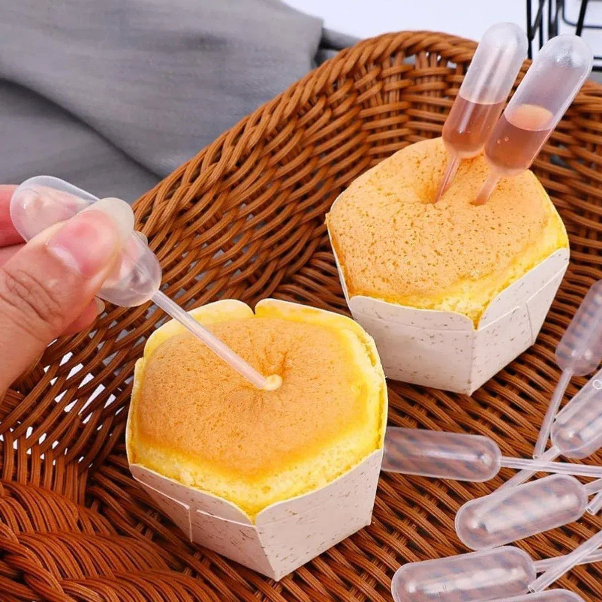 200-Piece 4 mL Clear Dessert Dropper Set