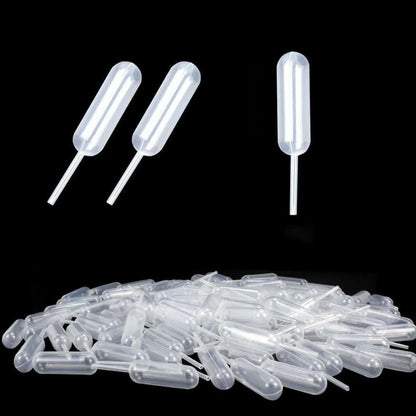 200-Piece 4 mL Clear Dessert Dropper Set