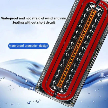 Truck Trailer LED Tail Light Sequential Turn Signal Lamp for RV Decoration