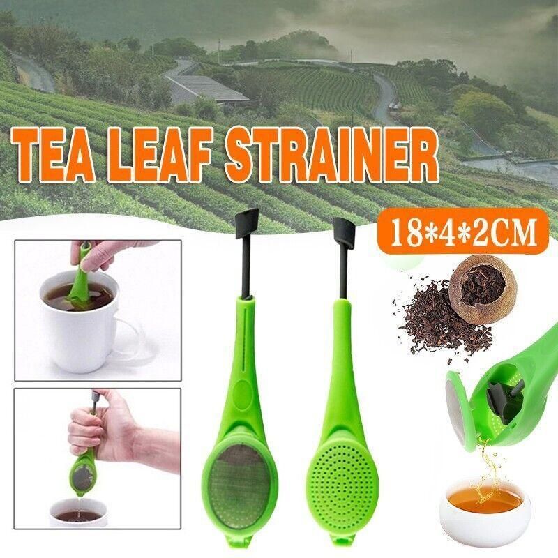 Tea Infuser Loose Tea Leaf Strainer Silicone Filter Diffuser Herbal Spice Reuse