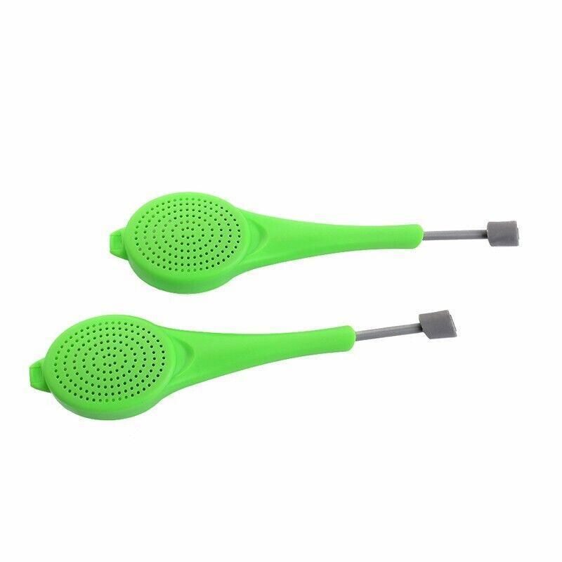 Tea Infuser Loose Tea Leaf Strainer Silicone Filter Diffuser Herbal Spice Reuse