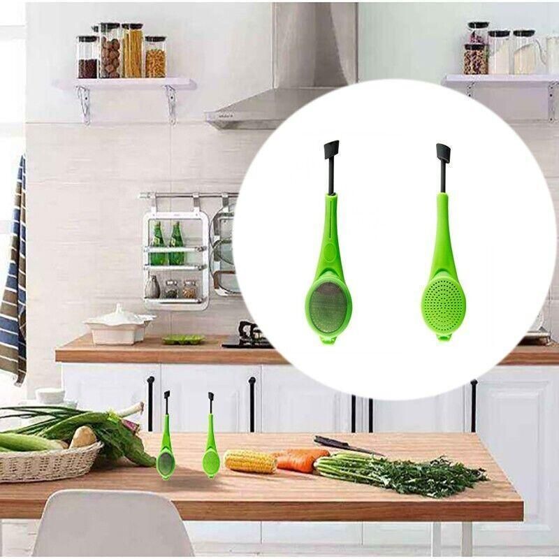 Tea Infuser Loose Tea Leaf Strainer Silicone Filter Diffuser Herbal Spice Reuse
