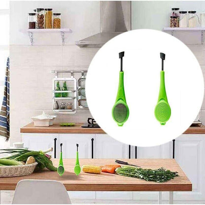 Tea Infuser Loose Tea Leaf Strainer Silicone Filter Diffuser Herbal Spice Reuse