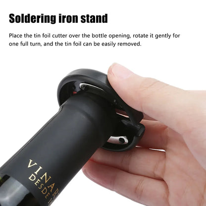 5-Piece Electric Wine Opener Set with Charging Base