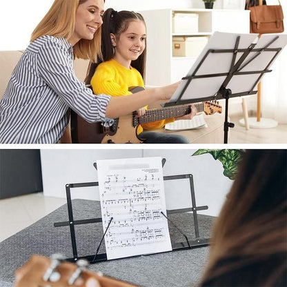Foldable Sheet Music Stand Tripod with Carry Bag - 1 Pc