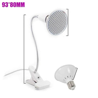 200 LED Clip-On Plant Grow Light with Flexible Gooseneck - 1 Pc