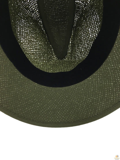 Natural Paper Panama Hat Fedora Summer Wide Brim Hat Sun Protection BR233 Sturdy - Medium (57cm)