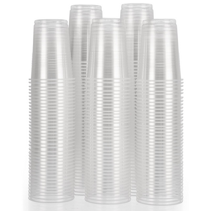 1200x 8oz (240ml) Premium Plastic Clear Cups Extra Strong PET BPA Free