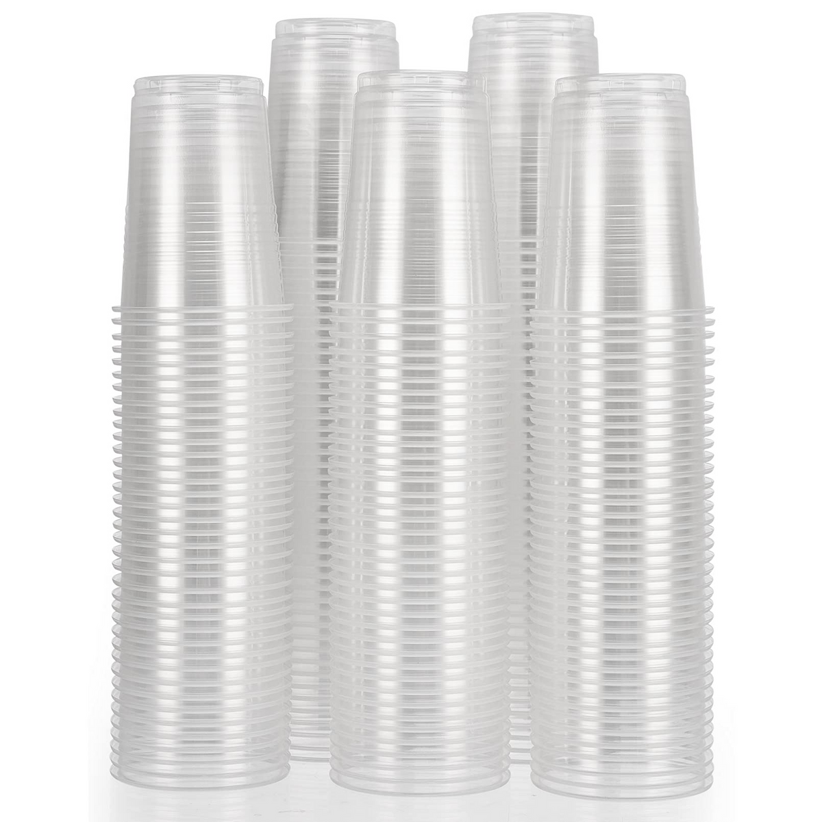 1200x 8oz (240ml) Premium Plastic Clear Cups Extra Strong PET BPA Free