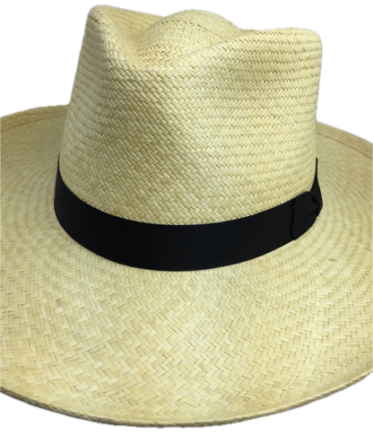 STRAW PANAMA CUENCA HAT Sun Beach Golf Cap Summer Hand Woven Made in USA K4A - Small (6 3/4 - 6 7/8)