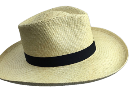 STRAW PANAMA CUENCA HAT Sun Beach Golf Cap Summer Hand Woven Made in USA K4A - Small (6 3/4 - 6 7/8)