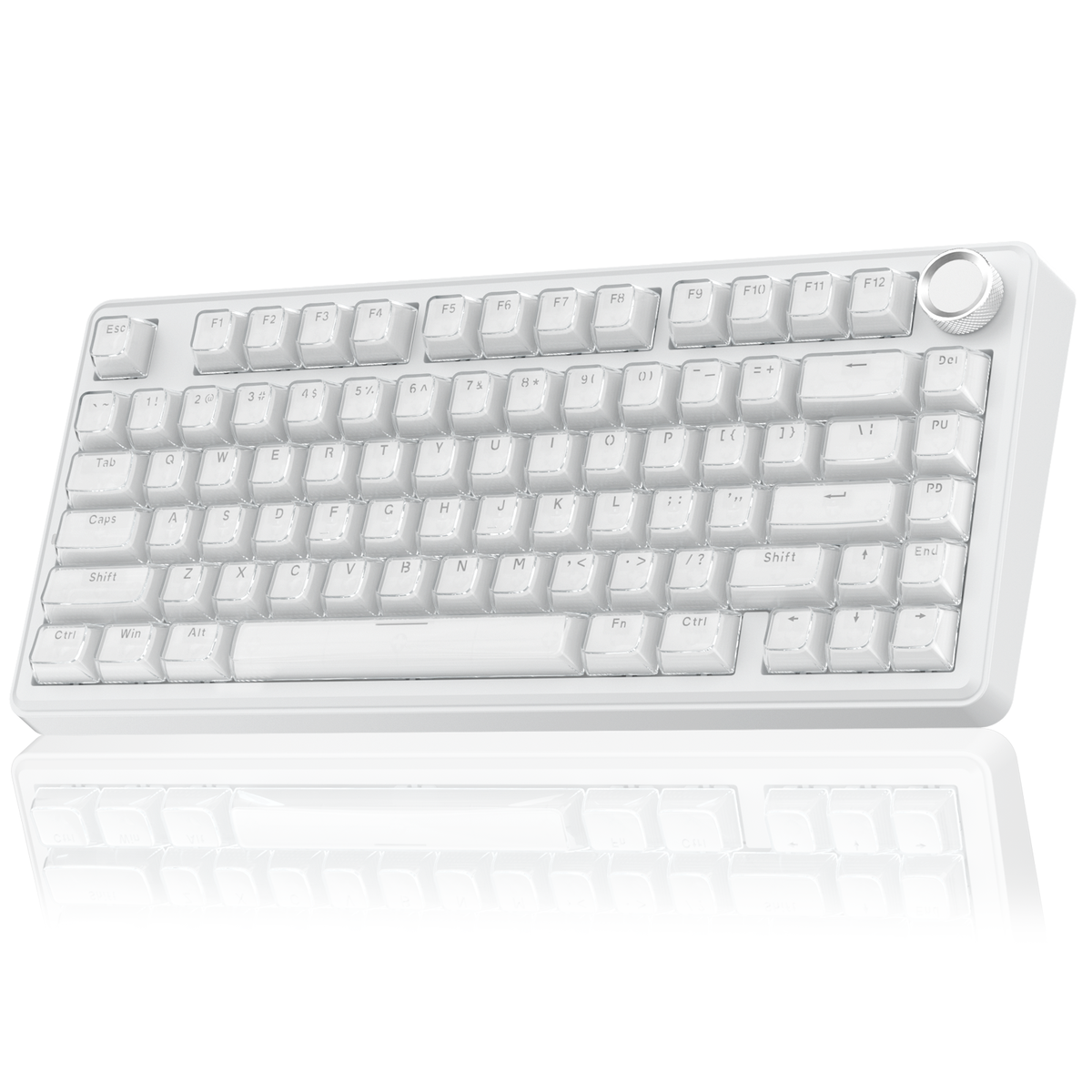 SOLAKAKA A75 75% Gasket Mechanical Keyboard Tri-Mode Hot-Swap Knob