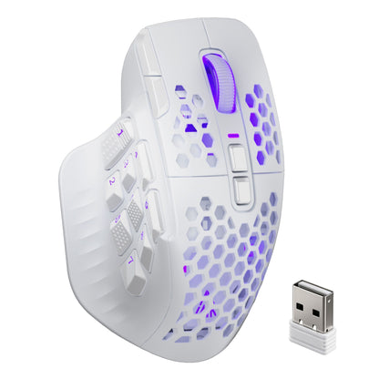 SOLAKAKA Wireless MMO Gaming Mouse 16 Buttons Bluetooth 24000 DPI RGB