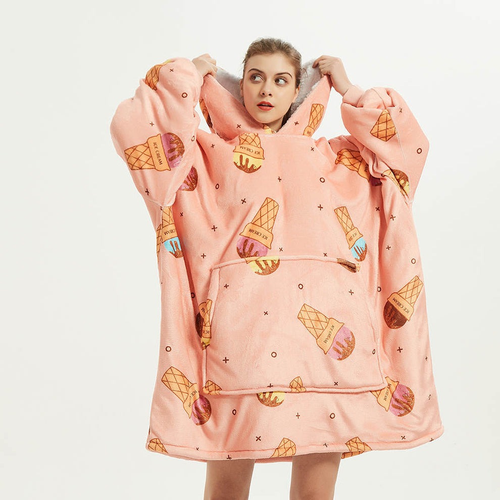 Ice Cream Sherpa Hoodie