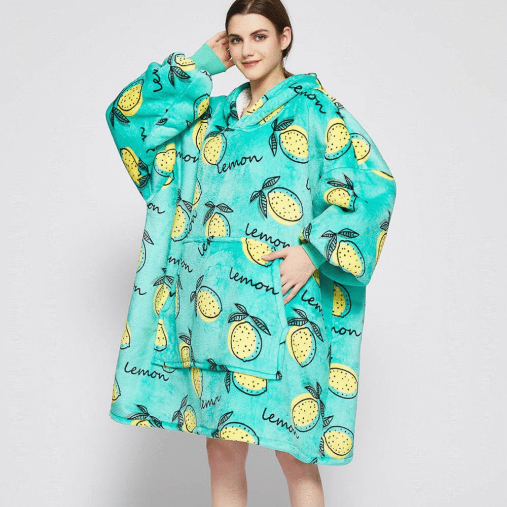 Lemon Sherpa Kids Hoodie