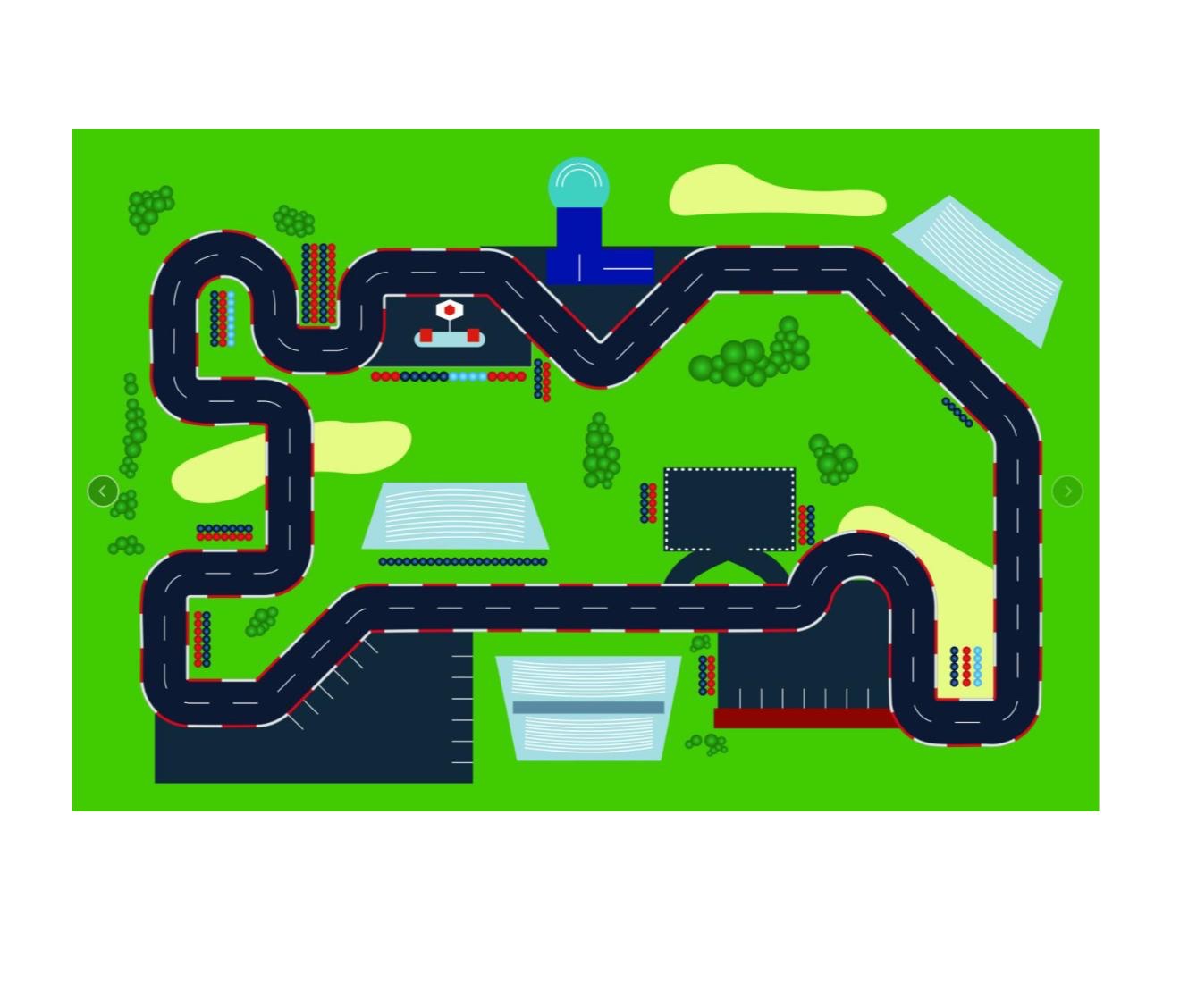 TATAMI MEMORY FOAM ROAD PLAY MAT size 2m x 3m (3.5cm)