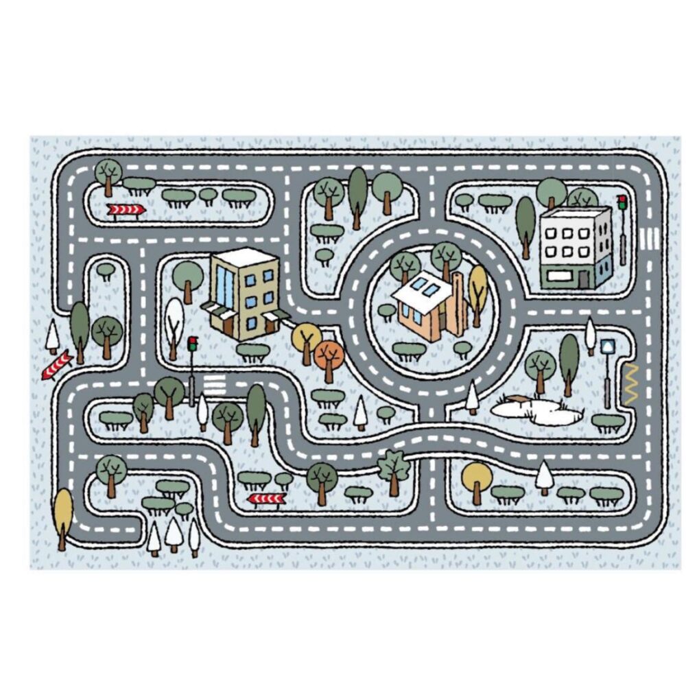 TATAMI MEMORY FOAM ROAD PLAY MAT size 2m x 3m (3.5cm)